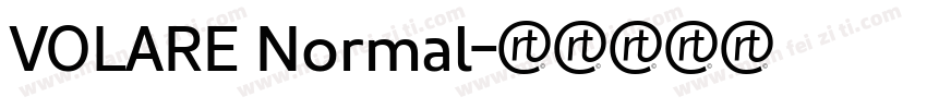 VOLARE Normal字体转换